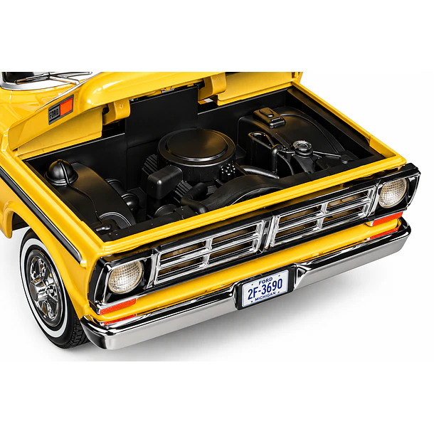 CAMIONETA FORD F-100 1972 AMARILLA 1:24 MOTORMAX  4