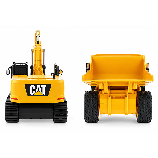 SET CAT 336 + CAMIÓN MINERO 770 RC 1:35 DIECAST MASTERS 4