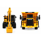 SET CAT 336 + CAMIÓN MINERO 770 RC 1:35 DIECAST MASTERS 9