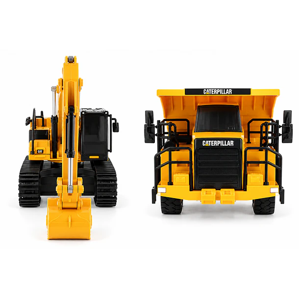 SET CAT 336 + CAMIÓN MINERO 770 RC 1:35 DIECAST MASTERS 9