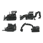 SET CAT MICRO CONSTRUCTORS 4 MAQUINARIAS DIECAST 3