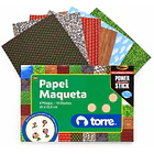 PAPEL MAQUETA TORRE 6 PLIEGOS 10 DISEÑOS 25 X 32,5 CM 1