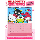 CALENDARIO ASCOTT HELLO KITTY AND FRIENDS 2027 14 MESES 4