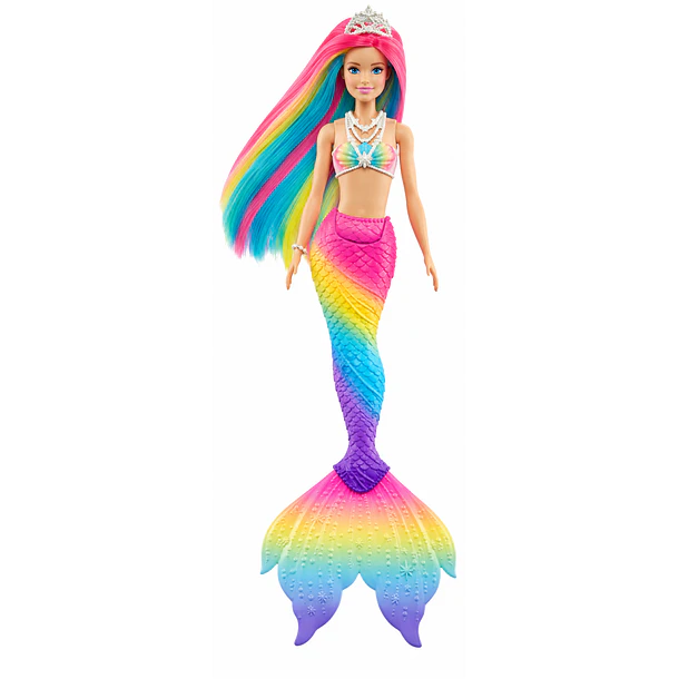 BARBIE DREAMTOPIA SIRENA ARCOÍRIS MÁGICO MATTEL GTF89 1