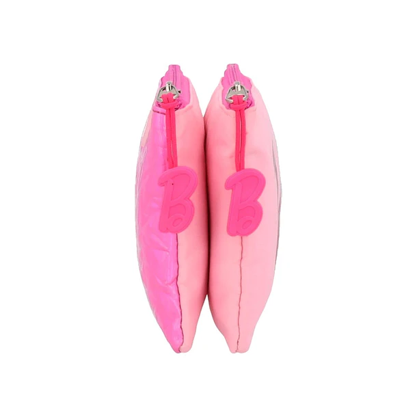 ESTUCHE BARBIE JUVENIL DOBLE ROSADO CON 2 CIERRES 3