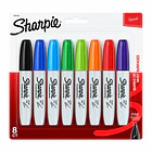 MARCADORES PERMANENTES SHARPIE BISELADOS 8 COLORES 1