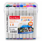 SET MARCADORES DOBLE PUNTA YUZE 48 COLORES YZ-502 1