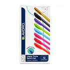 LÁPIZ TINTA SEMI GEL LAVORO 1,0 MM 12 UNIDADES SURTIDOS 1
