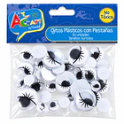 OJITOS PLÁSTICOS CON PESTAÑAS 30UND TAMAÑOS SURTIDOS 1