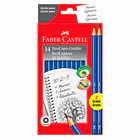 LÁPICES GRAFITO FABER-CASTELL ECOLÁPIS N.º 2 14 UNIDADES 1