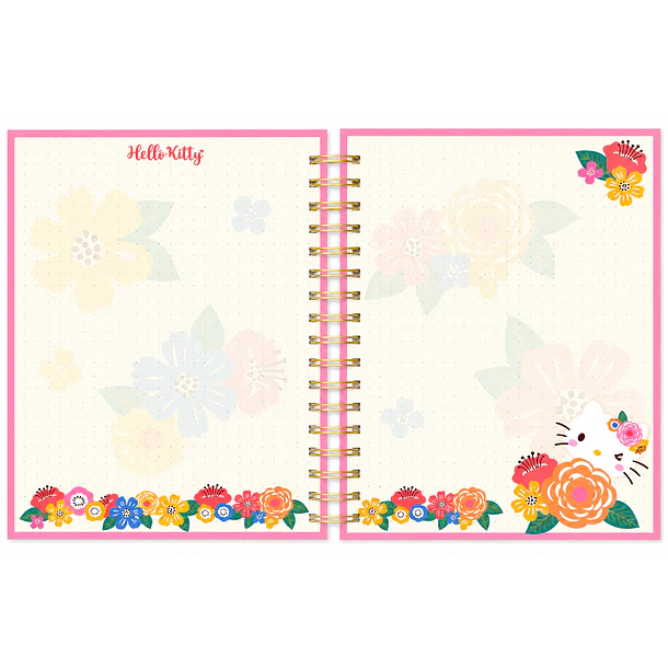 LIBRETA + BOLÍGRAFO + STICKERS HELLO KITTY ASCOTT 4