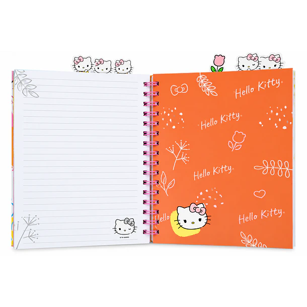 LIBRETA HELLO KITTY A5 CON SEPARADORES PROARTE 120 HOJAS 3