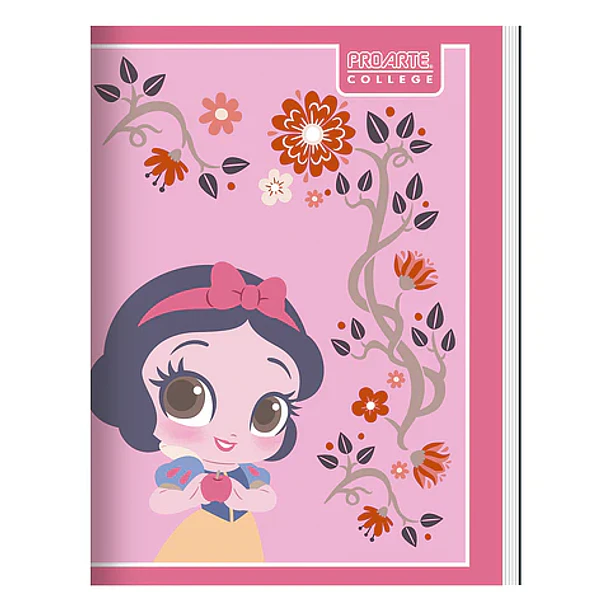 CUADERNO COLLEGE PRINCESAS KAWAII 80 HOJAS PROARTE 3