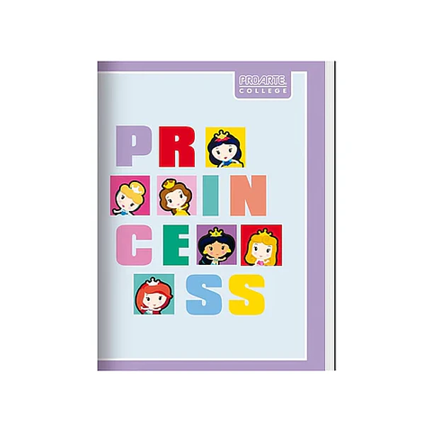 CUADERNO COLLEGE PRINCESAS KAWAII 80 HOJAS PROARTE 10