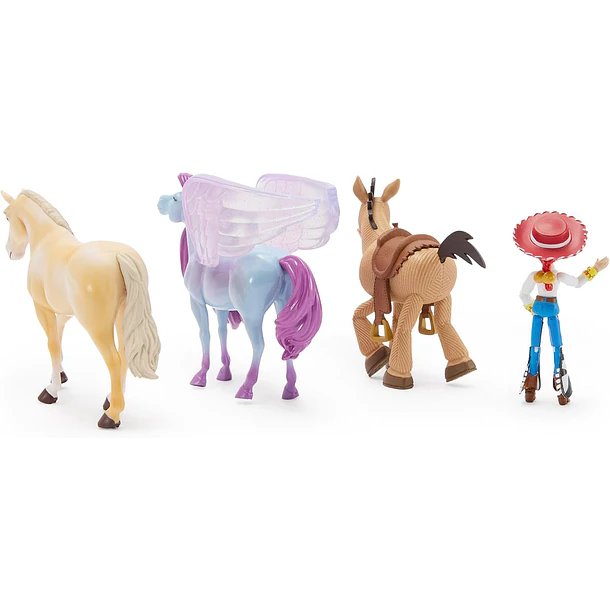 SET TOY STORY 5 JESSIE Y 3 CABALLOS DISNEY 4 FIGURAS 3