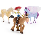 SET TOY STORY 5 JESSIE Y 3 CABALLOS DISNEY 4 FIGURAS 2