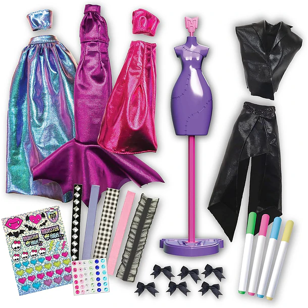 SET DISEÑADOR DE MODA MONSTER HIGH KIT CREATIVO 2