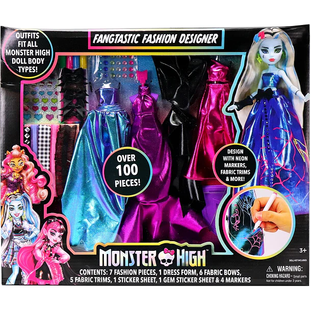 SET DISEÑADOR DE MODA MONSTER HIGH KIT CREATIVO 5