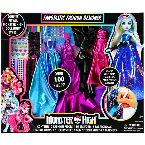 SET DISEÑADOR DE MODA MONSTER HIGH KIT CREATIVO 1