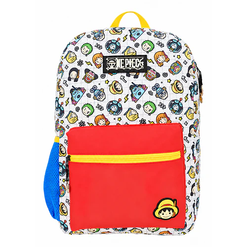 MOCHILA PREMIUM ONE PIECE JUVENIL ROJA 21 L