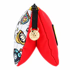 ESTUCHE ONE PIECE JUVENIL ROJO 2 COMPARTIMENTOS YATADEX 3