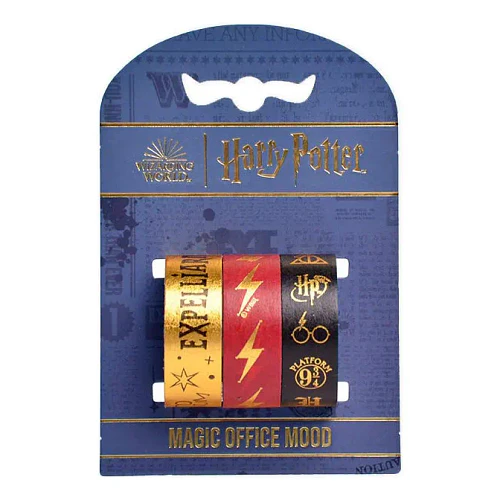PACK 3 CINTAS ADHESIVAS DECORATIVAS HARRY POTTER MOOVING