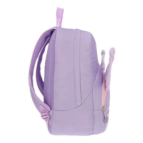 MOCHILA KUROMI JUVENIL LAVANDA CON OREJAS DE PELUCHE 3