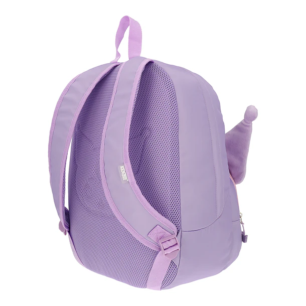 MOCHILA KUROMI JUVENIL LAVANDA CON OREJAS DE PELUCHE 4