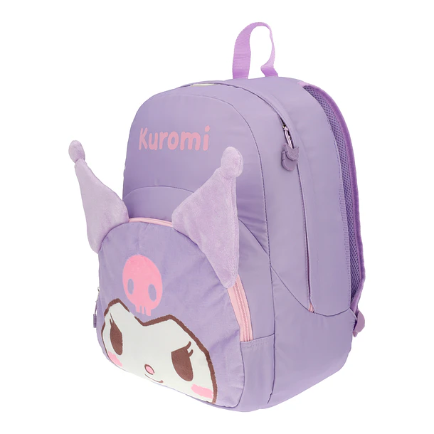 MOCHILA KUROMI JUVENIL LAVANDA CON OREJAS DE PELUCHE 6