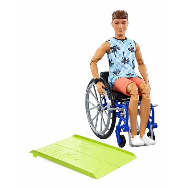 KEN BARBIE FASHIONISTA 195 SILLA DE RUEDAS MATTEL 1