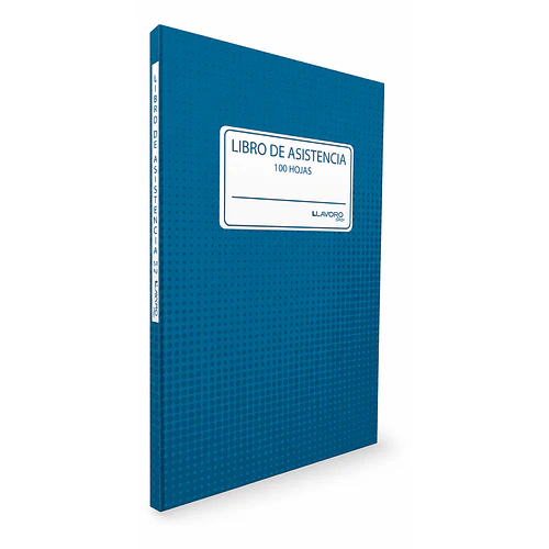 LIBRO DE REGISTRO ASISTENCIA 100 HOJAS LAVORO
