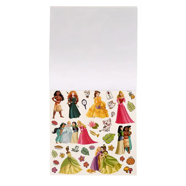 ÁLBUM STICKERS REUTILIZABLES DISNEY PRINCESAS ARTEL 3
