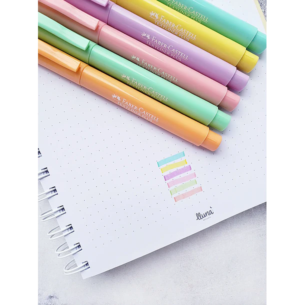 SET 15 RESALTADORES FABER-CASTELL TEXTLINER PLUS 2