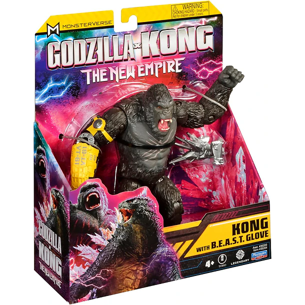 KONG CON GUANTE BEAST 15 CM GODZILLA X KONG PLAYMATES 3