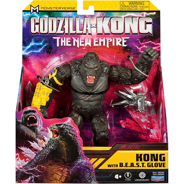 KONG CON GUANTE BEAST 15 CM GODZILLA X KONG PLAYMATES 4