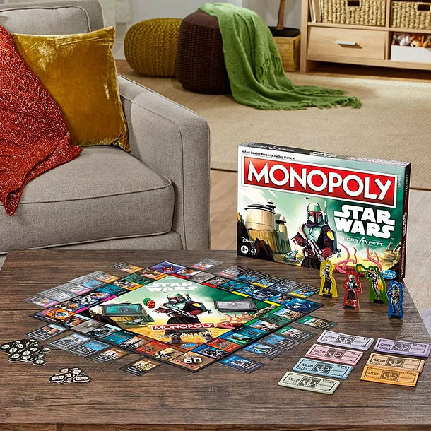 MONOPOLY STAR WARS BOBA FETT 6