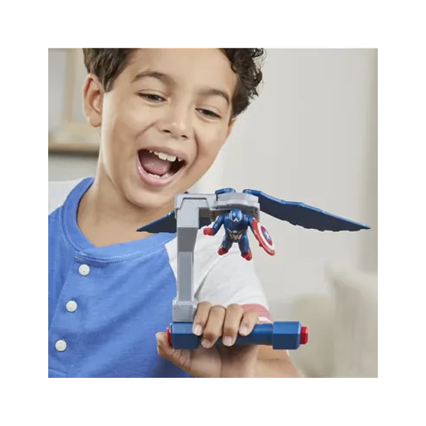 CAPITÁN AMÉRICA VUELO CONTROLADO MARVEL EPIC HERO SERIES 5