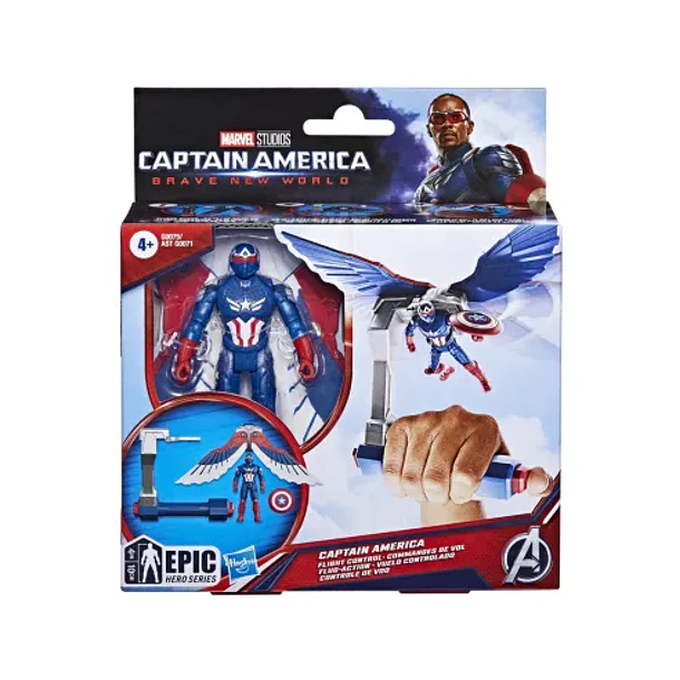 CAPITÁN AMÉRICA VUELO CONTROLADO MARVEL EPIC HERO SERIES 2