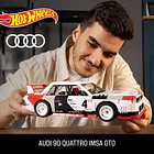MEGA HOT WHEELS AUDI 90 QUATTRO IMSA GTO 973 PIEZAS 3