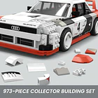 MEGA HOT WHEELS AUDI 90 QUATTRO IMSA GTO 973 PIEZAS 5