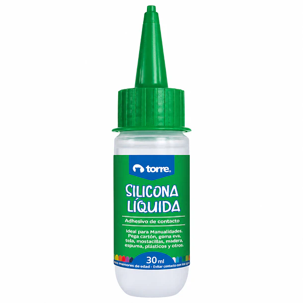 SILICONA LÍQUIDA TORRE 30 ML PARA MANUALIDADES 1