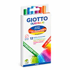 PASTELES AL ÓLEO GIOTTO OLIO MAXI 12 COLORES 1