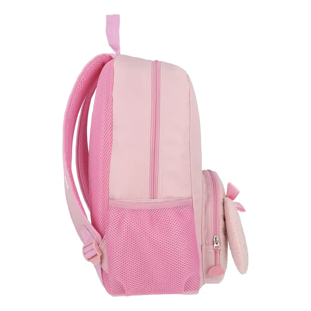 MOCHILA MY MELODY TEDDY ROSA CON BOLSILLO DE PELUCHE 2