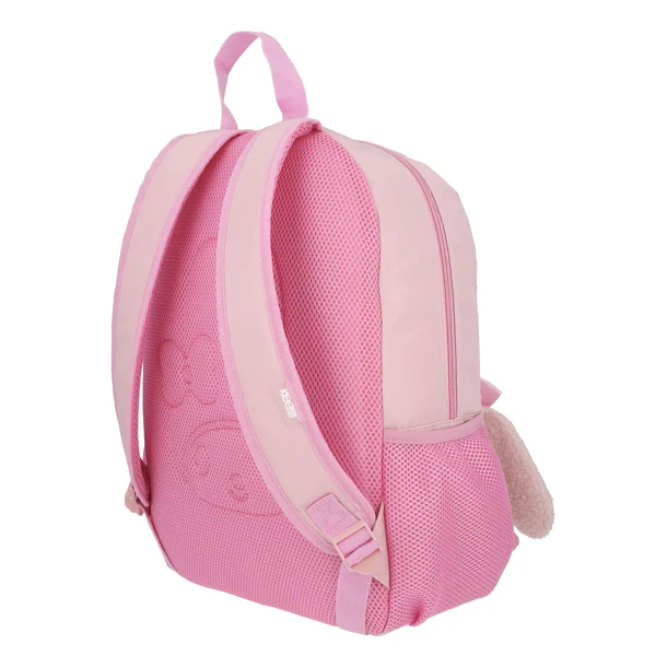 MOCHILA MY MELODY TEDDY ROSA CON BOLSILLO DE PELUCHE 5