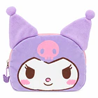 ESTUCHE ESCOLAR KUROMI LILA DE PELUCHE 1