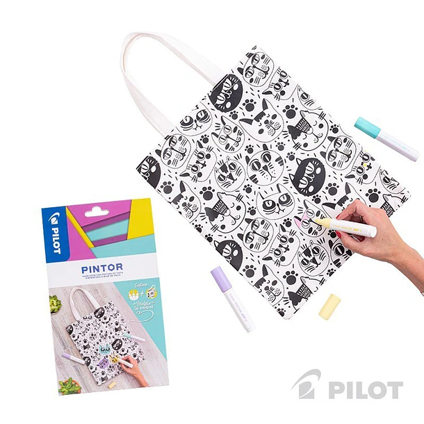 SET PILOT PINTOR PARA PINTAR BOLSO 3 MARCADORES 3