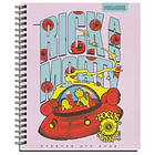 CUADERNO UNIVERSITARIO PROARTE 7MM 100H RICK AND MORTHY 7