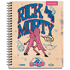 CUADERNO UNIVERSITARIO PROARTE 7MM 100H RICK AND MORTHY 12