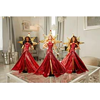 BARBIE HOLIDAY 2017 COLECCIONISTA VESTIDO ROJO MATTEL DYX39 4
