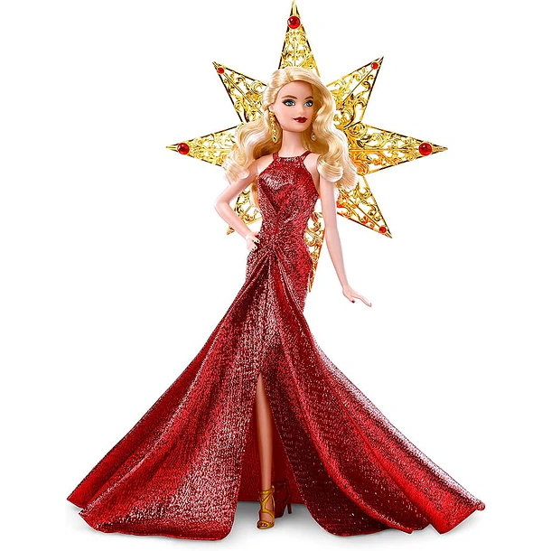 BARBIE HOLIDAY 2017 COLECCIONISTA VESTIDO ROJO MATTEL DYX39 1